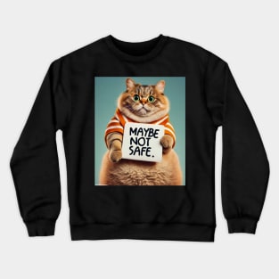 fat cat Crewneck Sweatshirt